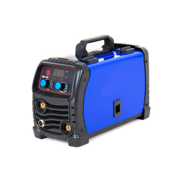 MIG-128 Flux Core MIG Welder Inverter 120A | Dual Voltage 110V/220V | IGBT Technology | Includes MIG Torch, Ground Clamp, Electrode Holder & Wire Spool | Lightweight Portable Welding Machine